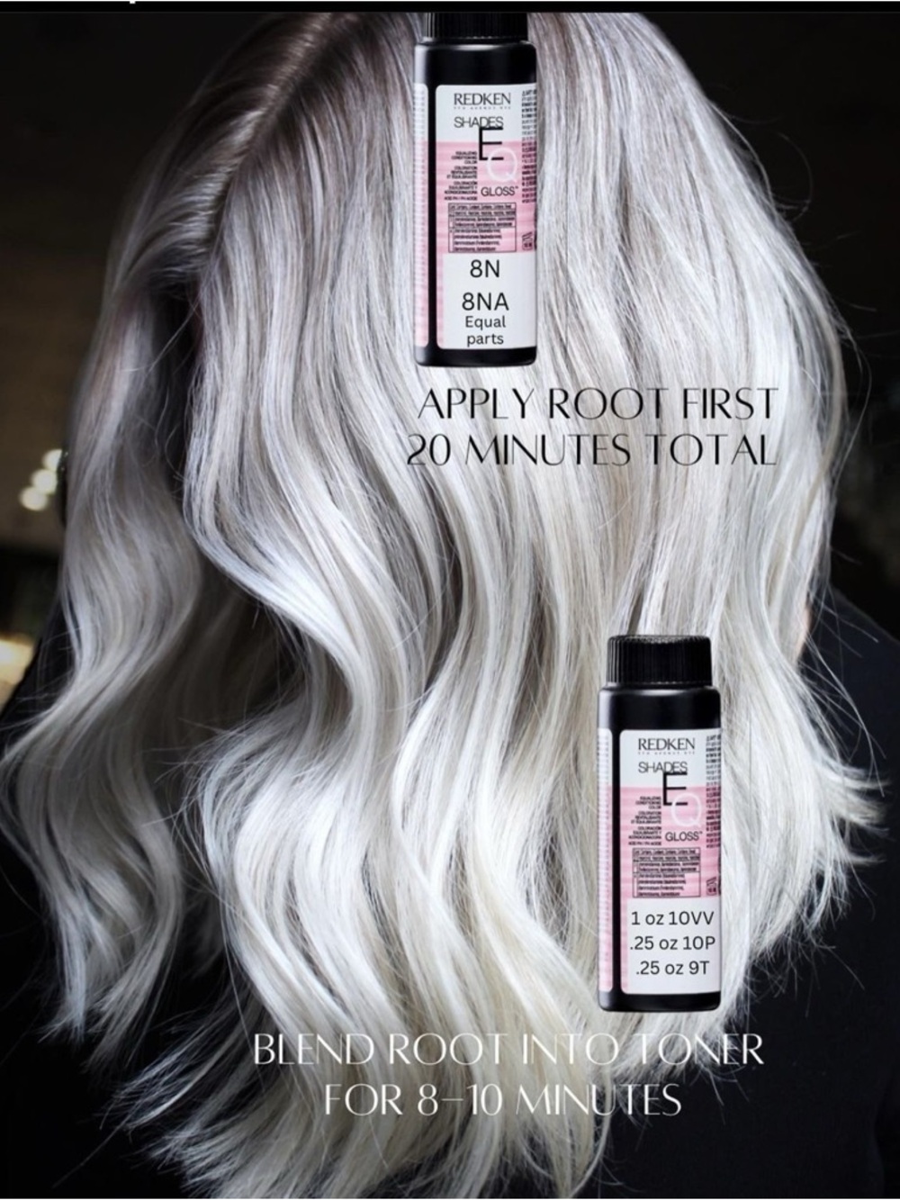 6 Products Redken Shades EQ Toner Bundle + 1L Processing Solution